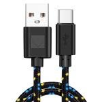 ნეილონით დაწნული USB კაბელი