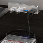 ლეპტოპის მისამაგრებელი USB 3.0 ჰაბი