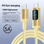 USB-C კაბელი ციფრული ეკრანით