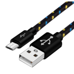 ნეილონით დაწნული USB კაბელი