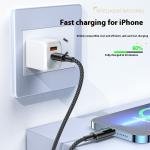 USB-C კაბელი ციფრული ეკრანით