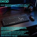 USB კლავიატურისა და მაუსის ნაკრები KP-J450