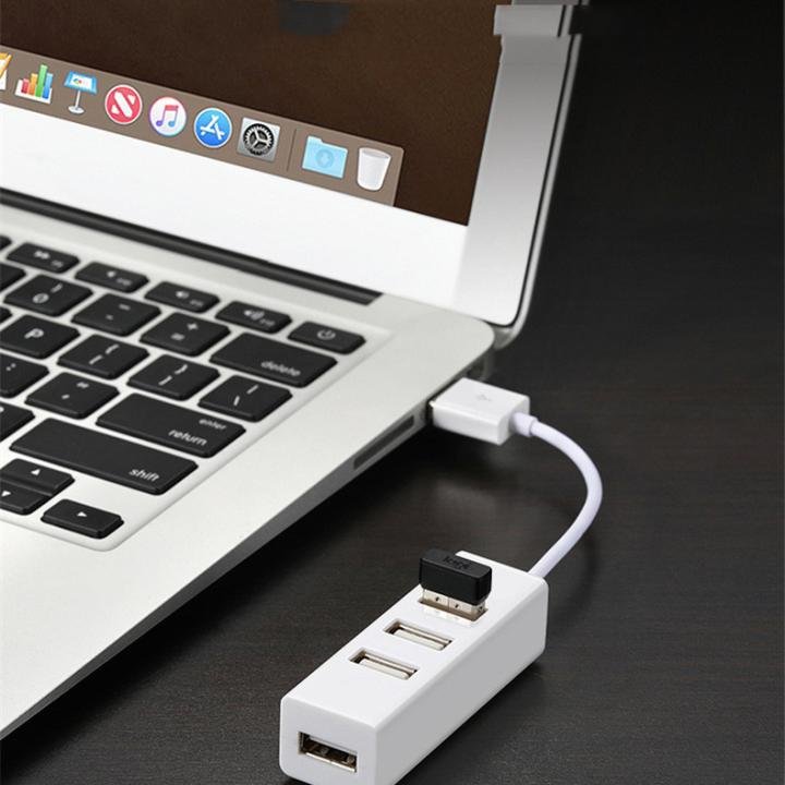ლეპტოპის ოთხპორტიანი USB ჰაბი