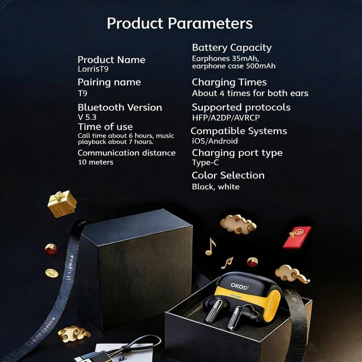 უსადენო Bluetooth ყურსასმენები KP-220