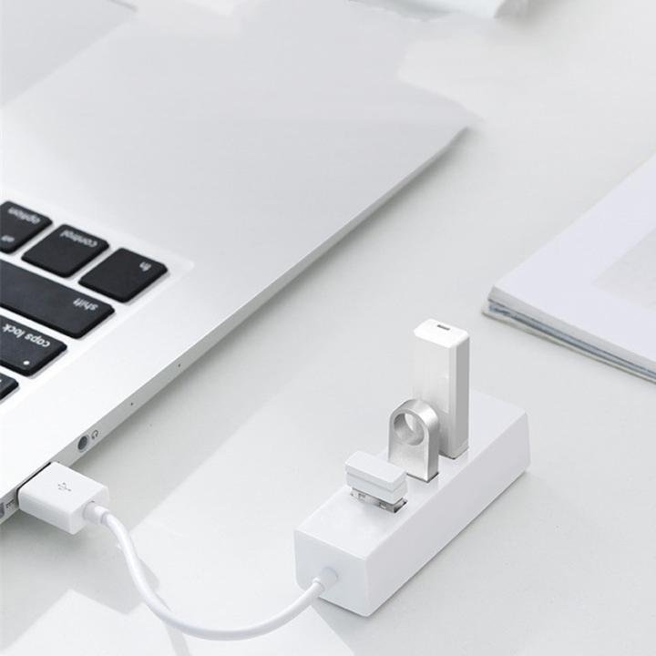 ლეპტოპის ოთხპორტიანი USB ჰაბი